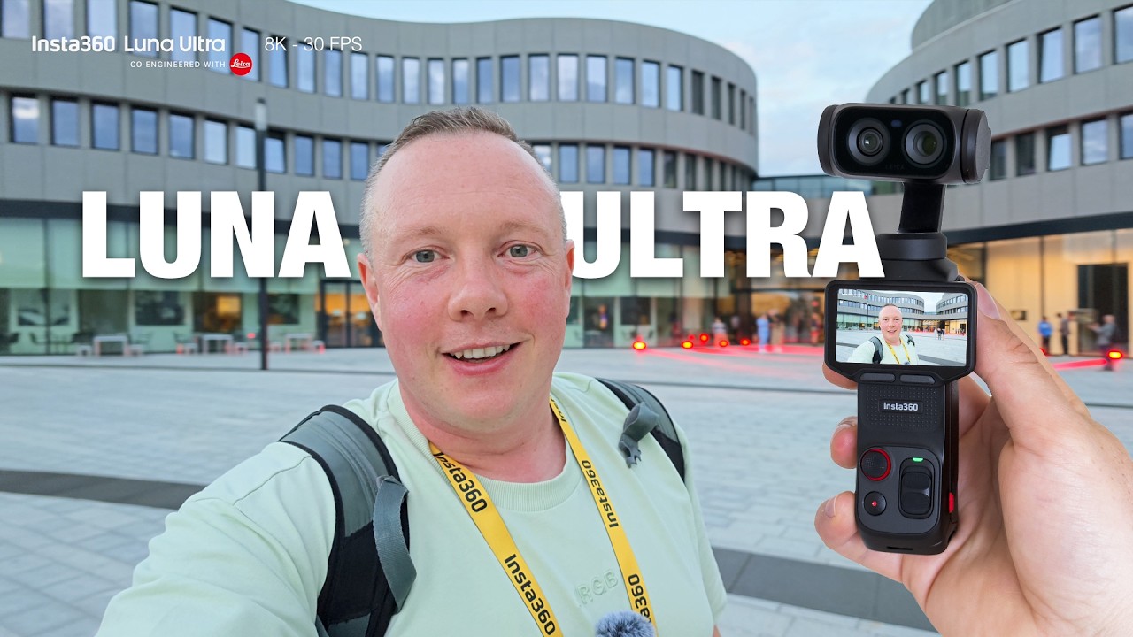 Insta360 Luna Ultra Vlog - Ernsthafte Konkurrenz für die Dji Pocket 4 & Pocket 4P !