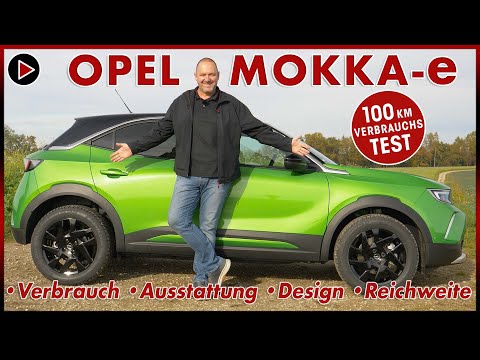 Opel Mokka-e 100 km Verbrauch Test im kleinen Elektro SUV | Batterie Reichweite Laden Review 2022