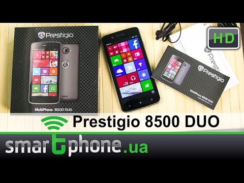 Обзор Prestigio MultiPhone 8500 DUO (black) / 
