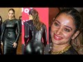 Actress Tamanna Bhatia Hot In Black Leather Dress TamannaahBhatia TFPC