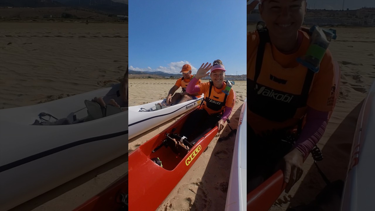 Fun times at the downwind surfski paradise!