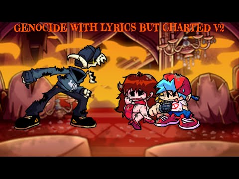 Friday Night Funkin'. Genocide with lyrics but charted V2.