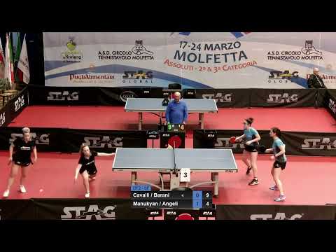 SEMIFINALE DOPPIO FEMMINILE 2^ CAT. | Barani/Cavalli - Manukyan/Angeli | Campionati Italiani 2024