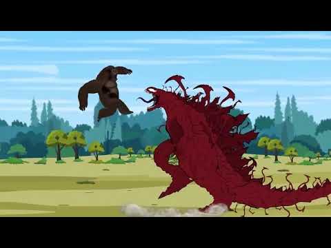 Kong & Mecha Godzilla VS Gozilla Earth VENOM  | Coffin Dance Song Meme Cover