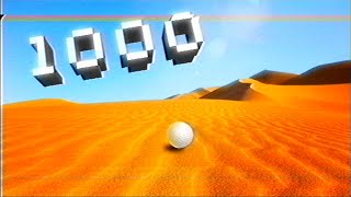 1000 holes of golf