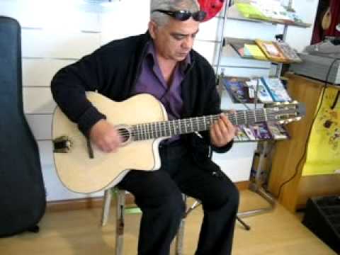 Guitare Notarangelo - test en blanc de Marc Roger
