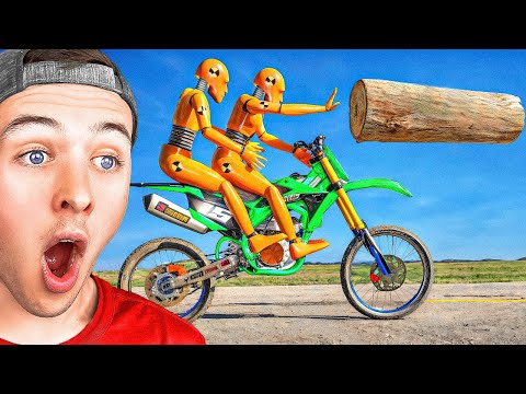 Reacting to INSANE Car Crashes in BeamNG (RAGDOLL)