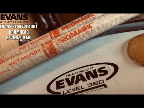 Evans Heavyweight Drum Head Review/Demo With Jack Haigh