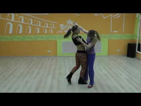 Zouk Class 23.07.12 at Brazuka Dance School - Masha & Julya