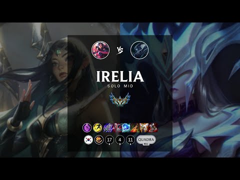 Irelia Mid vs Lissandra - KR Challenger Patch 12.17