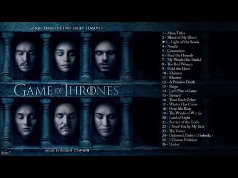 Clasical Music   Game Of Thrones Season 6 Full Soundtrack
