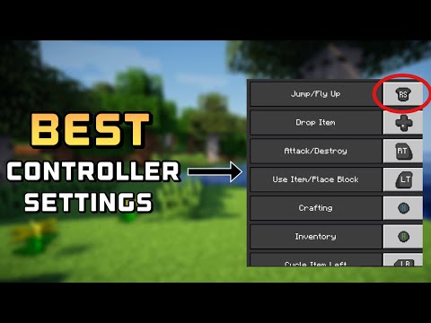 The BEST Settings For Playing Minecraft With A Controller