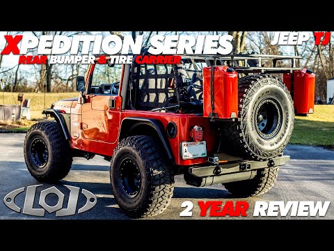 LOD Offroad Rear Bumper & Tire Carrier Review Xpedition series Jeep TJ