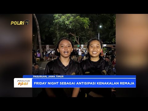 POLRES PASURUAN GELAR FRIDAY NIGHT BENTUK ANTISIPASI KENAKALAN REMAJA