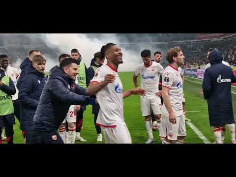 Крај утакмице са Лилом | Победа и славље Делија и играча