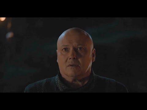 Game of Thrones S08E05  Varys sentenced to Death by Dragon Fire.