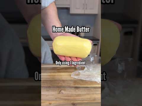 This is how they make butter- The first ingredient will shock you