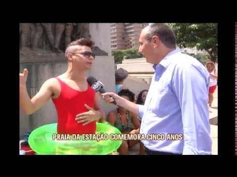 Praia da Estação, em BH, completa cinco anos