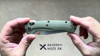 Video: Benchmade 15536 Taggedout OD Green Kniv