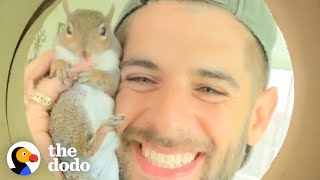 Guy Tried To Release His Rescue Squirrel But She Always Came Back | The Dodo