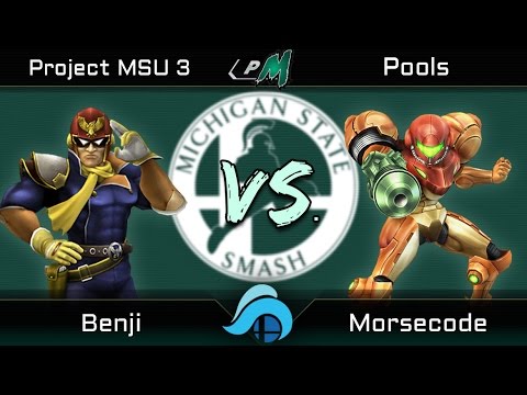 Project MSU 3 Pools - Benji (Falcon) vs. Morsecode (Samus)