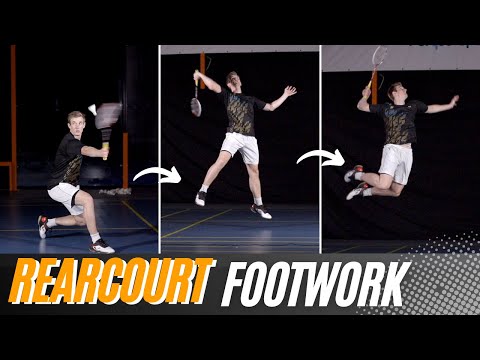 The right Rearcourt Footwork for every situation | Badminton Tutorial