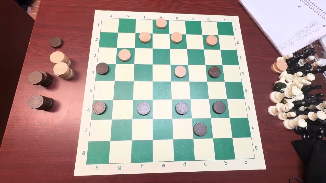 Russian checkers tactics 1855***