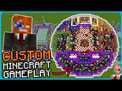 I built my own FNAF fan game in Minecraft and made it functional (Build + Gameplay)