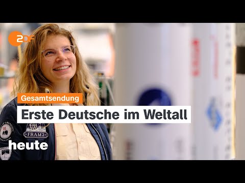heute 19:00 Uhr vom 01.04.2025 Faeser zieht Asyl-Bilanz, Weil tritt zurück, Erste Deutsche im All