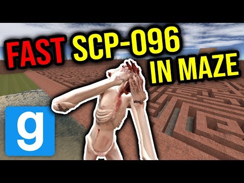 SCARY SCP-096 MAZE CHASE!! (gmod scp)