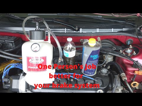 How To Bleed Your Brakes with Motive Power Bleeder || Accord Edition