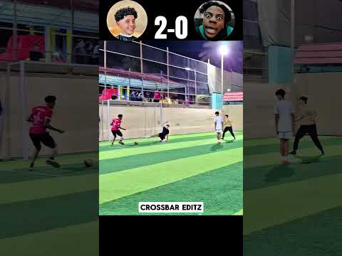 Intense Match Ronaldo Jr VS Ishowspeed 😳 ☠️ #footballshorts #football #shorts