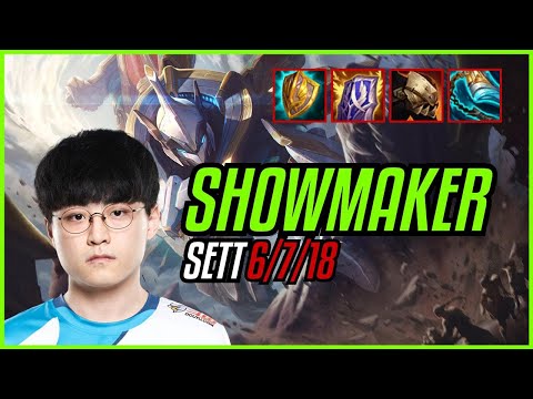 SHOWMAKER - SETT vs CAPS - QIYANA MID - EUW GRANDMASTER - PATCH 11.9