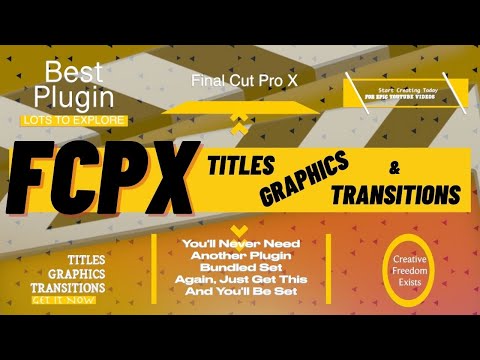 Best Final Cut Pro X Plugin w/Titles Graphics & Transitions Out There? | Free FCPX Plugin Giveaway!!
