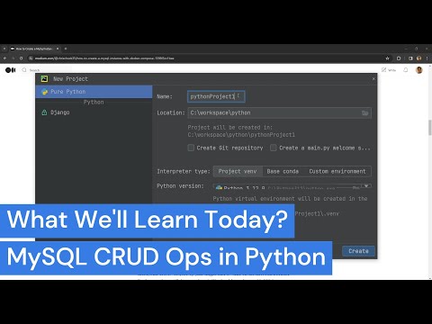 Learning Python Tutorial Mysql Crud Operations Using Mysql Connector