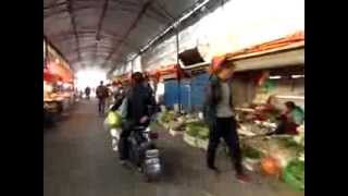 Covered fish market in Shanghai, China