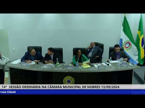 14º Sessão Ordinária 13/09/2024