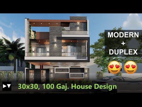 30x30 House Design 100 Yards | 3D Walkthrough | Home decorating ideas | Home Tour