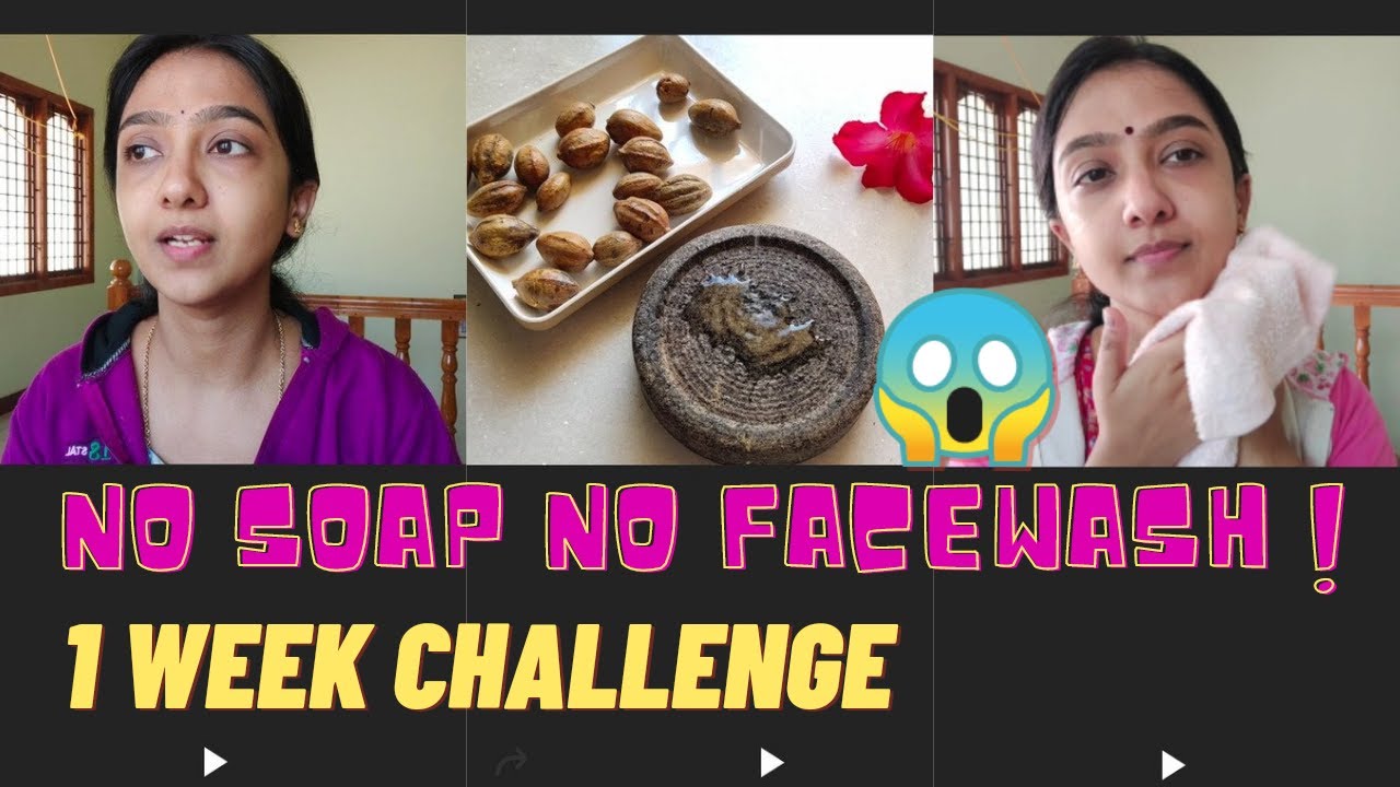No soap No facewash 1week Challenge | Kadukkai for glowing skin. #anbudanpriya
