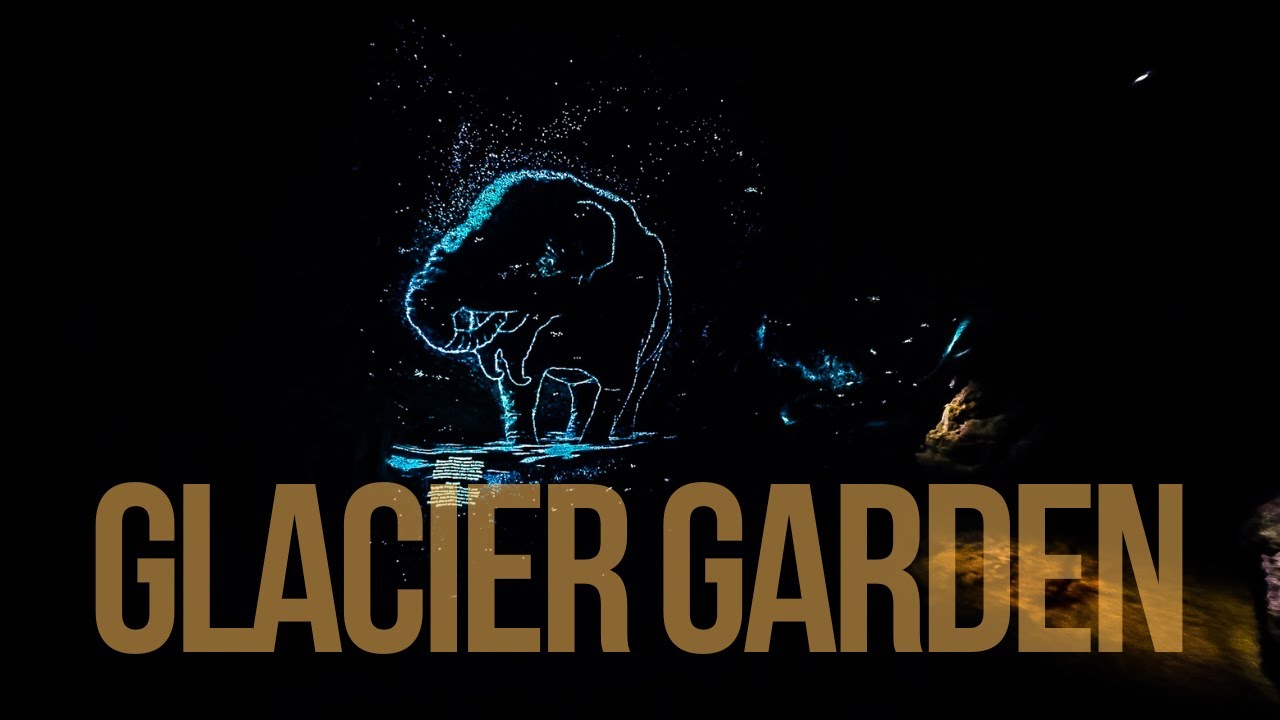 Experience the breathtaking features of the Glacier Garden, a natural wonderland.