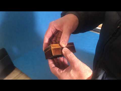 Early 19th Century Mahogany puzzle box.