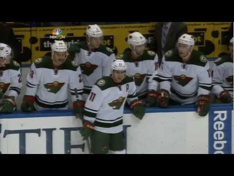 Zach Parise no goal high stick Minnesota Wild vs St. Louis Blues 11/25/13 NHL Hockey.