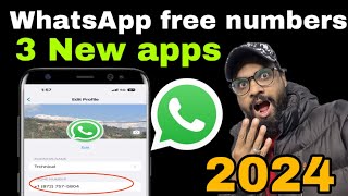 Get free numbers for WhatsApp and telegram | how to create WhatsApp with internet number 2024 hindi