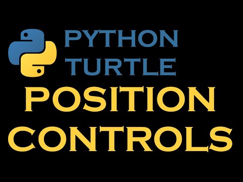 Python Turtle Graphics 2 Position Controls
