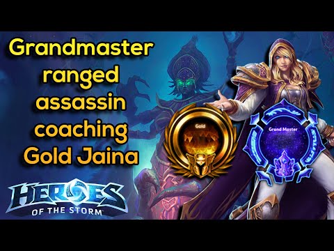 [HotS] Grandmaster Ranged Assassin coaching a Gold Jaina