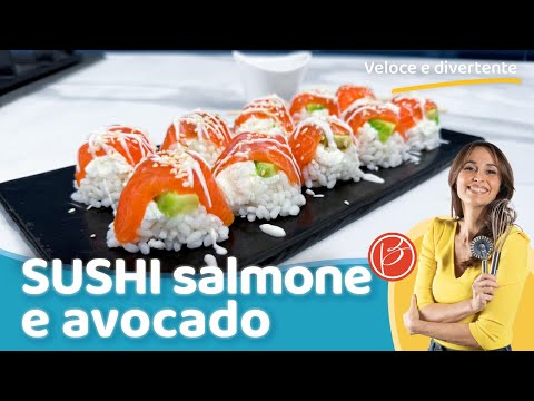Quick Sushi - Salmon and Avocado_ HIGH