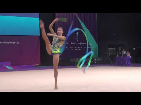 Andreea Verdes ROU Ribbon AA World Challenge Cup Cluj 24 August 2019
