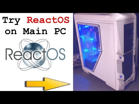 Trying ReactOS on mainPC (i7-5820k 6 core,64GB ram,GTX1080ti)