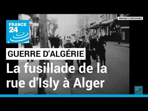 Le massacre de la rue d'Isly à Alger, drame de la guerre d'Algérie, que Macron va commémorer