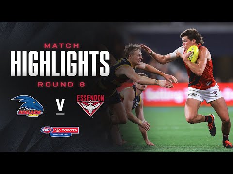 Adelaide v Essendon Highlights | Round 6, 2024 | AFL